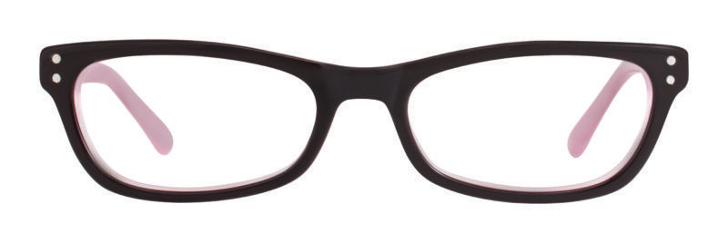 Tinsley black and pink eyeglass frames